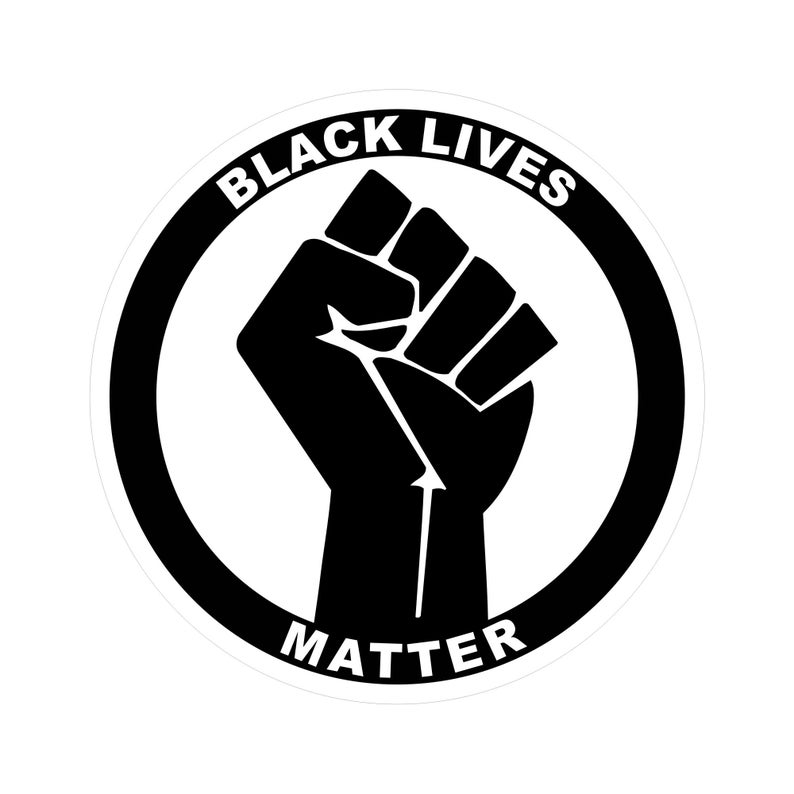 High Quality Black Lives Matter Black power fist Blank Meme Template