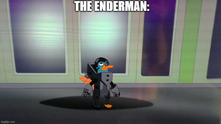 Oh No | THE ENDERMAN: | image tagged in oh no | made w/ Imgflip meme maker