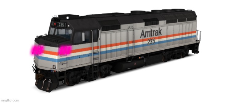 Amtrak F40PH | ///; /// | image tagged in amtrak f40ph | made w/ Imgflip meme maker