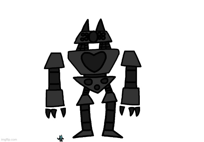 Termina (ft. Bloo for size comparison). | made w/ Imgflip meme maker