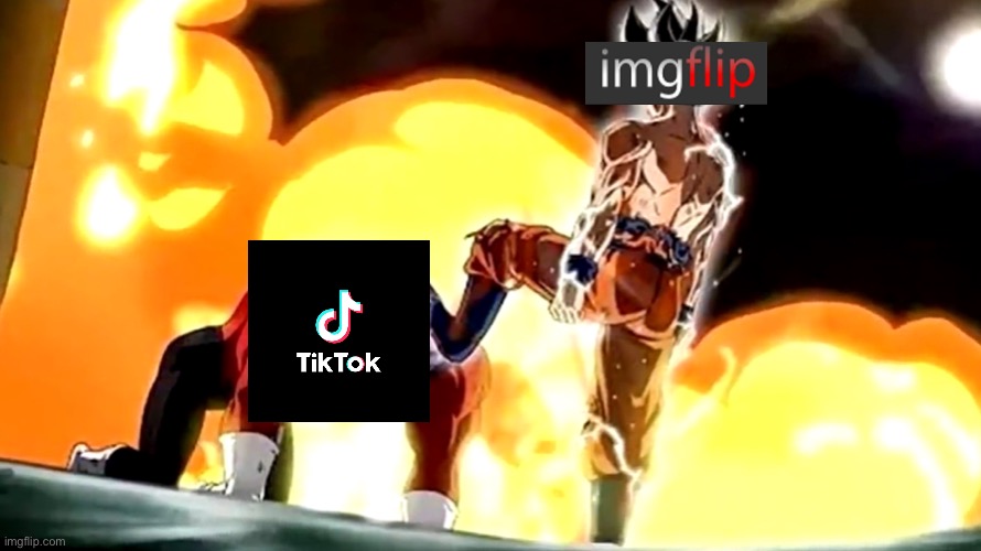 Goku stepping on Jiren’s head | image tagged in goku stepping on jiren s head | made w/ Imgflip meme maker