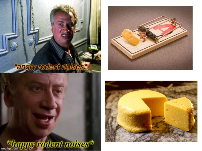 Fresh cheese pleases the rodent, mouse traps do not | image tagged in rodent drake template,memes,cheese,rodent,spiderman | made w/ Imgflip meme maker