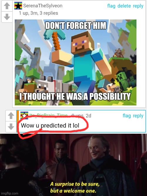 HOLY CRAP | image tagged in a surprise to be sure | made w/ Imgflip meme maker