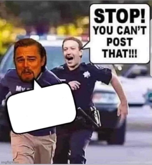 Facebook police Blank Meme Template