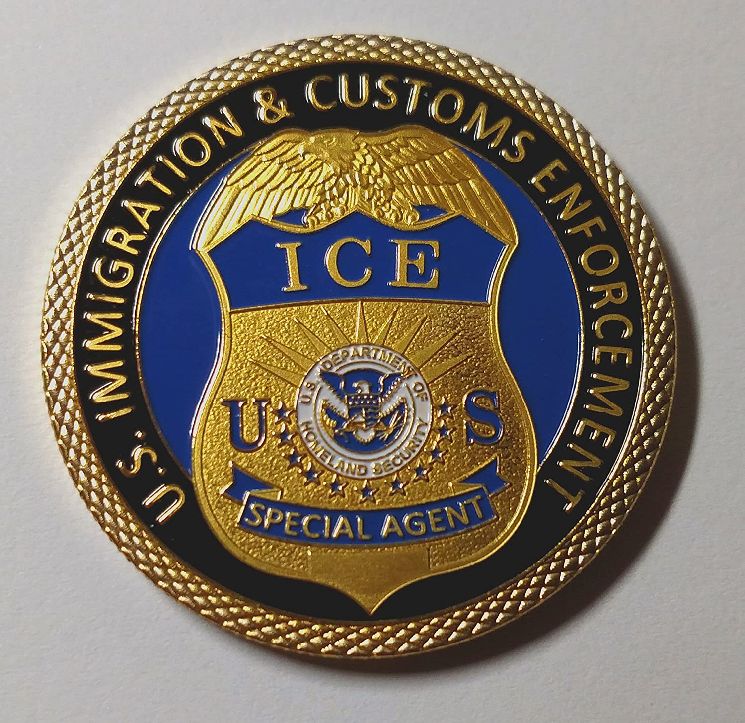 ICE badge Blank Meme Template