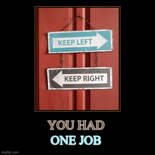 You Had One Job | image tagged in funny,demotivationals,memes,you had one job | made w/ Imgflip demotivational maker