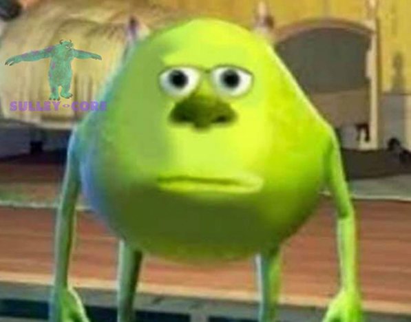 Monster Inc Blank Meme Template