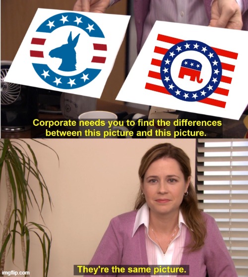 They're The Same Picture Meme | image tagged in they're the same picture,politics | made w/ Imgflip meme maker