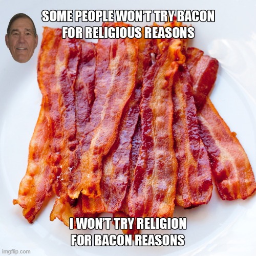 bacon rules! | made w/ Imgflip meme maker