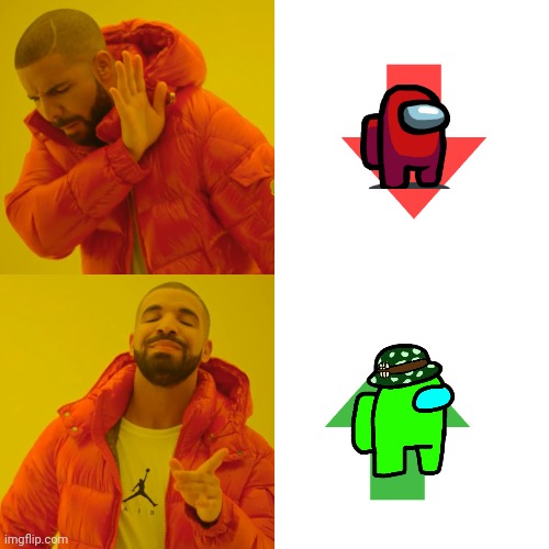 Choose the green character that I call. The upvote button | image tagged in memes,drake hotline bling | made w/ Imgflip meme maker