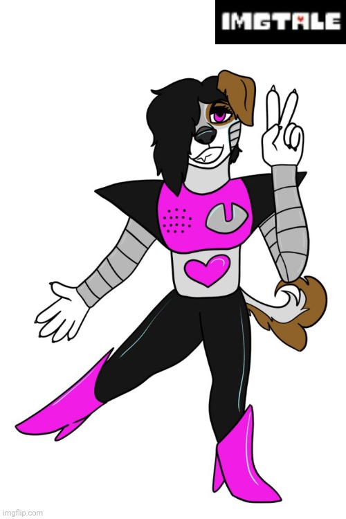 Avery as mettaton imgtale | image tagged in imgtale | made w/ Imgflip meme maker