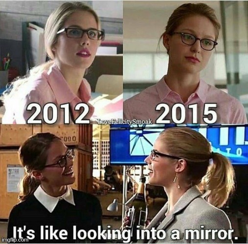 I don't think they [directors] planed this | image tagged in arrow,supergirl,arrowverse,cw,crises | made w/ Imgflip meme maker