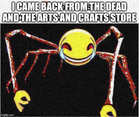 I CAME BACK FROM THE DEAD AND THE ARTS AND CRAFTS STORE | made w/ Imgflip meme maker