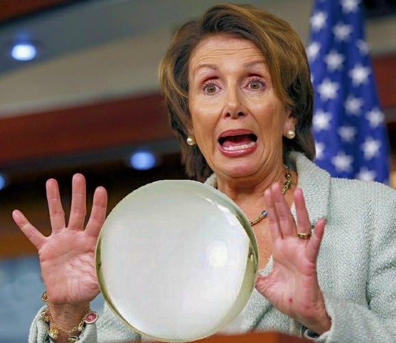 High Quality Pelosi the Seer Blank Meme Template