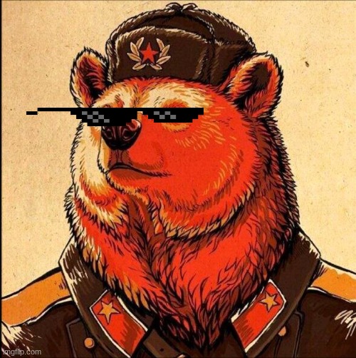 Soviet bear | image tagged in soviet bear | made w/ Imgflip meme maker