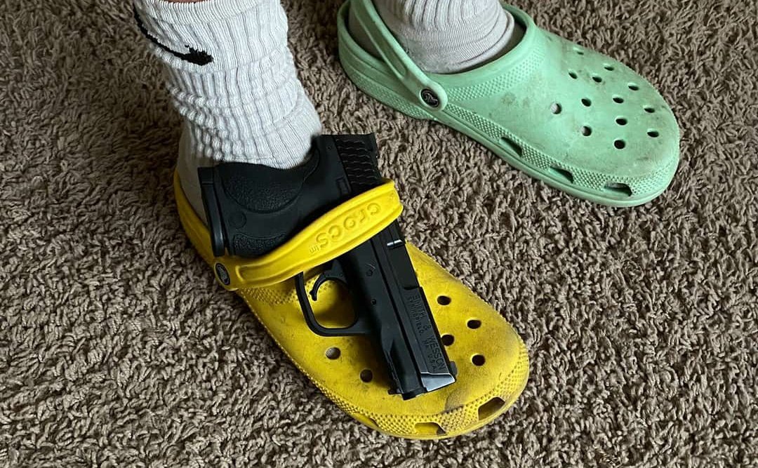 croc glock Blank Meme Template