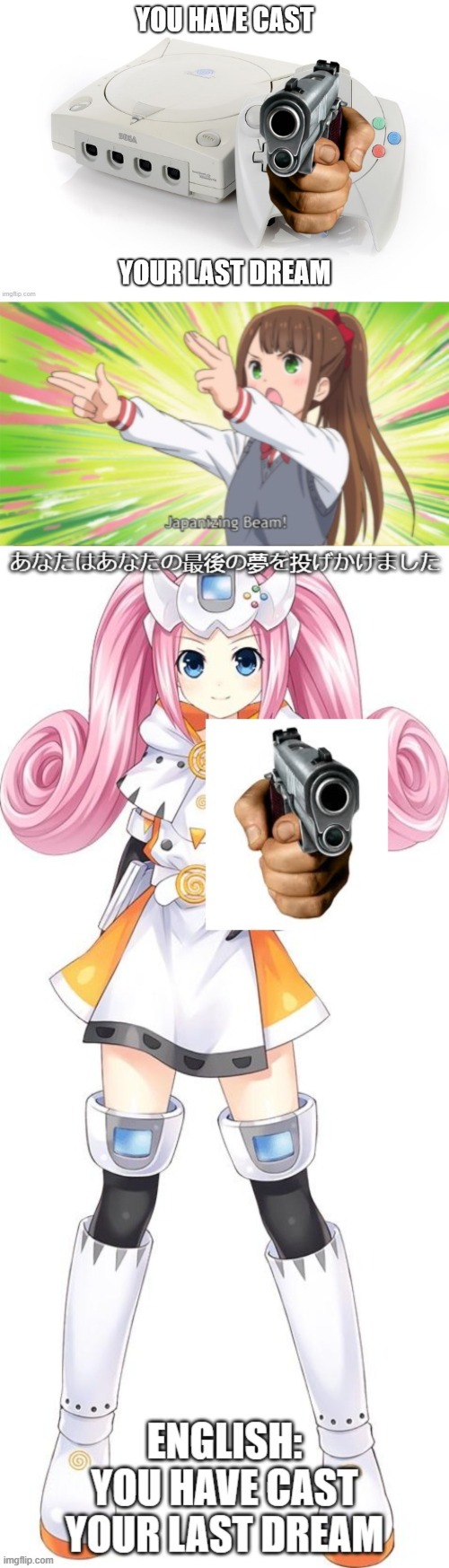Anime You Have Cast Your Last Dream. | image tagged in you have cast your last dream | made w/ Imgflip meme maker