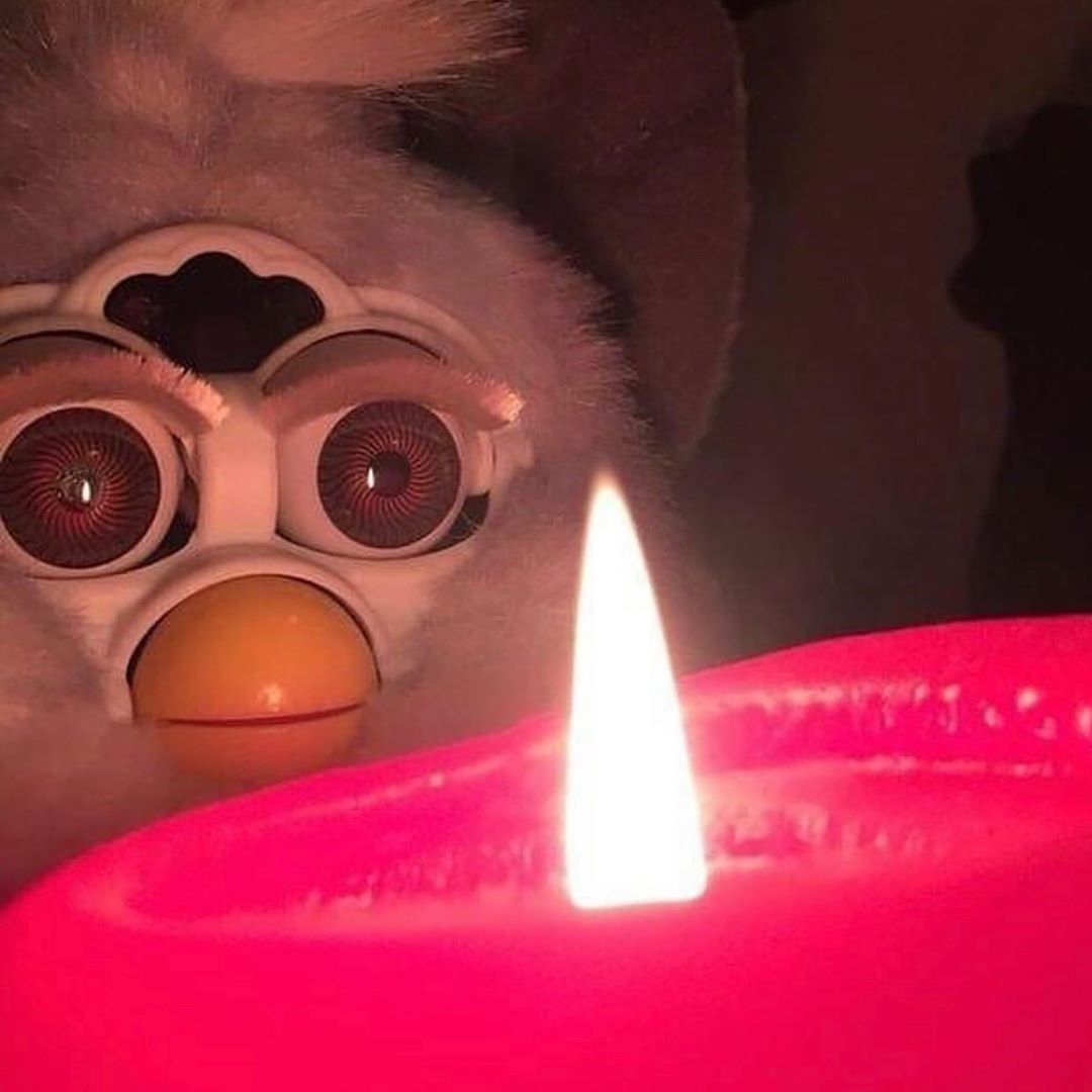 High Quality Furby Candle Blank Meme Template