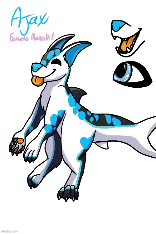 my new fursona ajax | image tagged in ajax | made w/ Imgflip meme maker