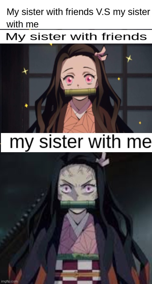 ye this sums up my relationships with my sisters | image tagged in anime | made w/ Imgflip meme maker