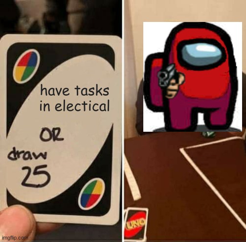 UNO Draw 25 Cards | have tasks in electical | image tagged in memes,uno draw 25 cards | made w/ Imgflip meme maker