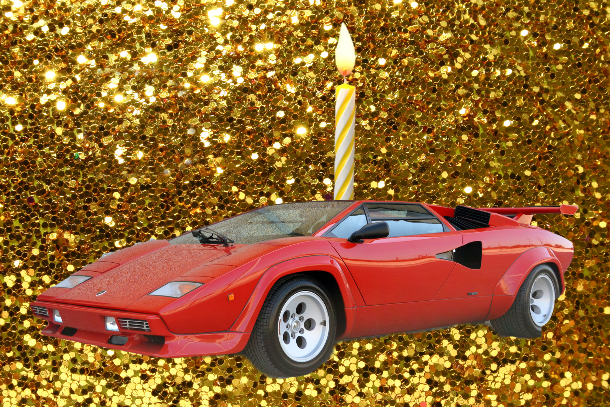High Quality Lamborghini Birthday Blank Meme Template