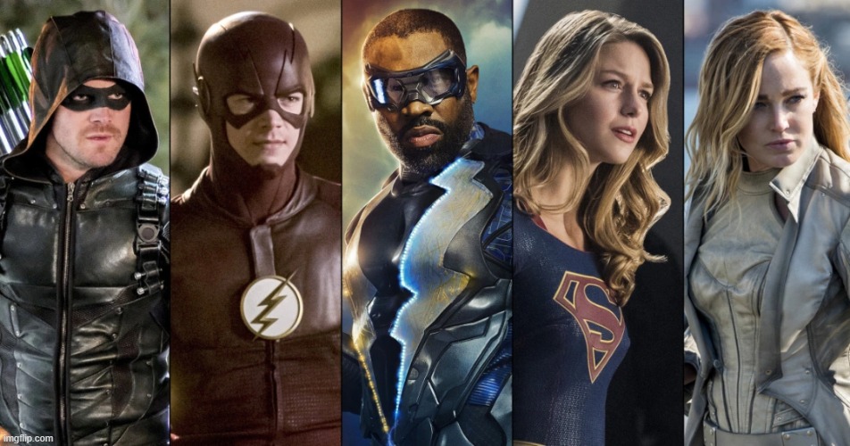 What happened to leather costumes for the arrowverse? | image tagged in arrowverse | made w/ Imgflip meme maker