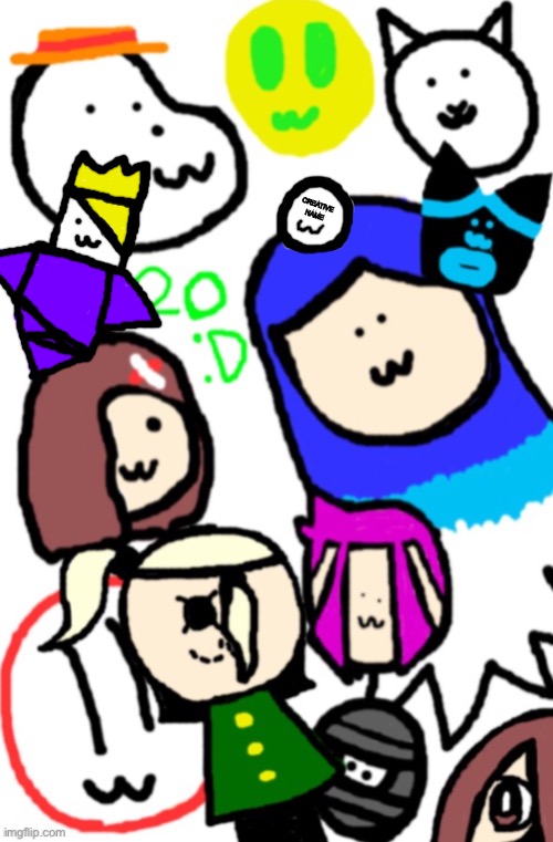 Version number two because I forgot some people :l | CREATIVE NAME | made w/ Imgflip meme maker
