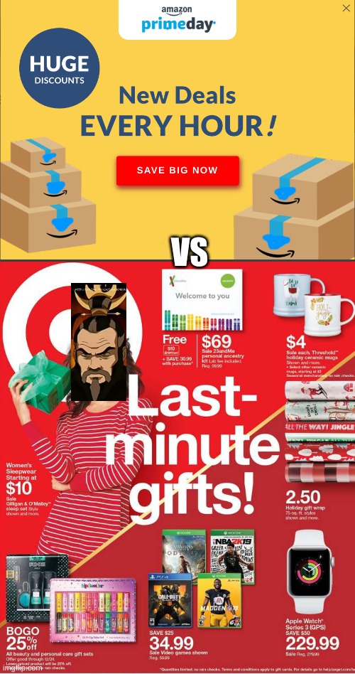 I made this in school |  VS | image tagged in amazon,target,avatar the last airbender,funneh | made w/ Imgflip meme maker
