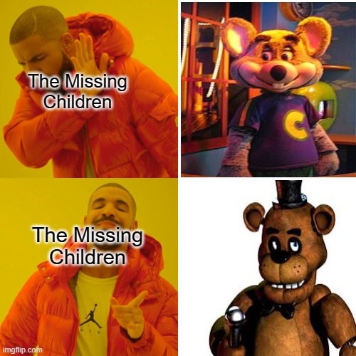 Drake Hotline Bling Meme | The Missing Children; The Missing Children | image tagged in memes,drake hotline bling | made w/ Imgflip meme maker