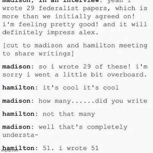 LOL i've always thought of this... | image tagged in memes,funny,repost,hamilton | made w/ Imgflip meme maker