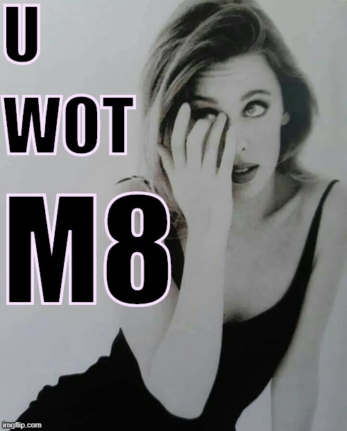 Kylie U Wot M8 | image tagged in kylie u wot m8,u wot m8,custom template,new template,girl,black and white | made w/ Imgflip meme maker