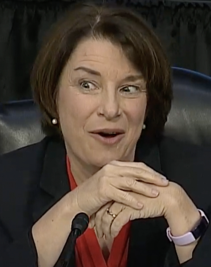 U.S. Senator Amy Klobuchar Blank Meme Template