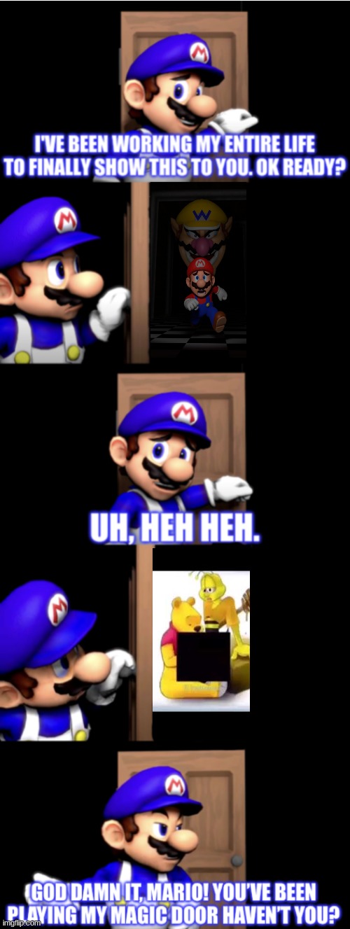 SMG4 door extended | image tagged in smg4 door extended,smg4 | made w/ Imgflip meme maker