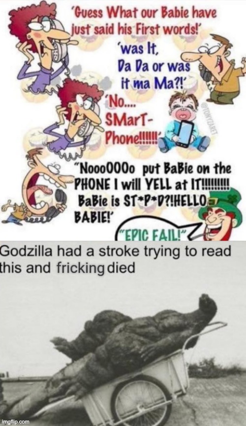 Brain.exe does not have enough processing power to understand this 9000 IQ meme | image tagged in godzilla had a stroke trying to read this and fricking died | made w/ Imgflip meme maker