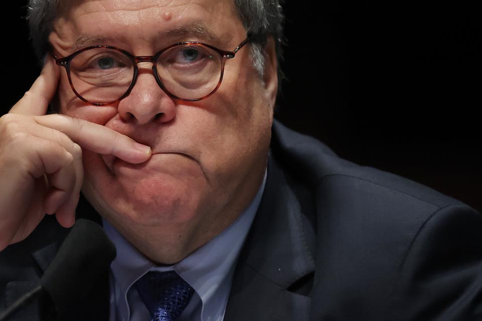 William Barr challenges the law and the law wins Blank Meme Template