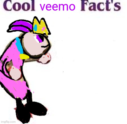 Cool Veemo Facts Blank Meme Template