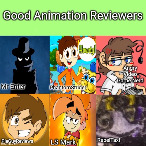 Surprised Pikachu | Good Animation Reviewers; Angry Video Game Nerd; Mr Enter; PhantomStrider; RebelTaxi; PieGuyReviews; LS Mark | image tagged in memes,surprised pikachu | made w/ Imgflip meme maker