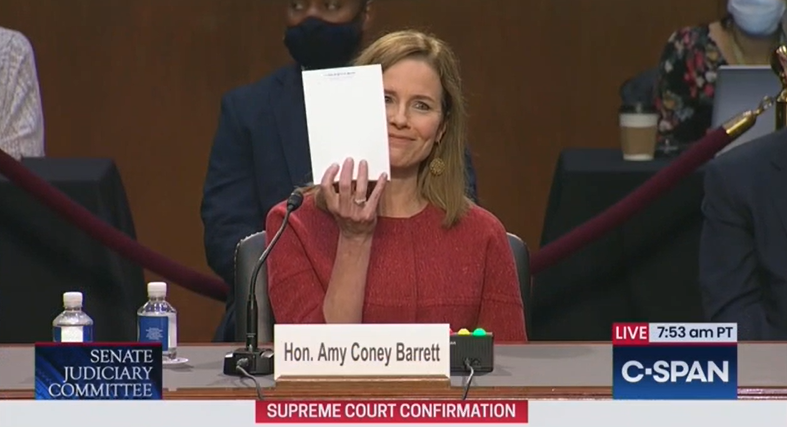 Amy Coney Barratt Blank Meme Template