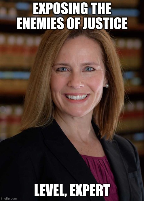 Fill the seat | EXPOSING THE ENEMIES OF JUSTICE; LEVEL, EXPERT | image tagged in amy coney barrett,fill the seat,supreme court,exposing democrat hate,america's best,no notes needed | made w/ Imgflip meme maker