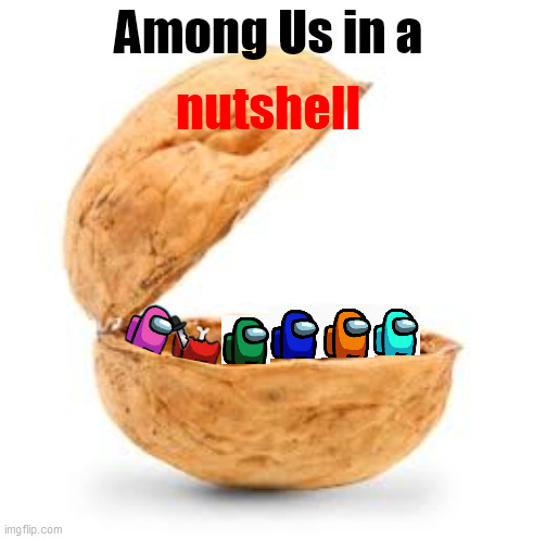Truth | nutshell; Among Us in a | image tagged in nutshell,among us | made w/ Imgflip meme maker
