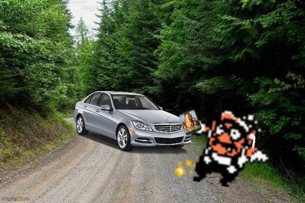 Wario gets hit by a mercedes while listening to travis scott.mp3 | image tagged in wario,dead | made w/ Imgflip meme maker