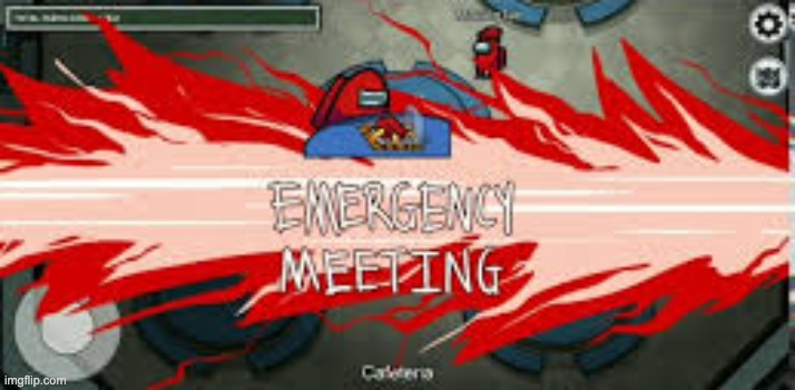 Emergency Meeting Red | image tagged in emergency meeting red | made w/ Imgflip meme maker