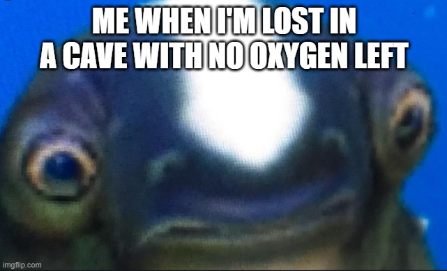 subnautica seamoth cuddlefish | ME WHEN I'M LOST IN A CAVE WITH NO OXYGEN LEFT | image tagged in subnautica seamoth cuddlefish | made w/ Imgflip meme maker