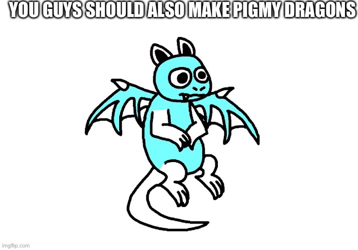 YOU GUYS SHOULD ALSO MAKE PIGMY DRAGONS | made w/ Imgflip meme maker