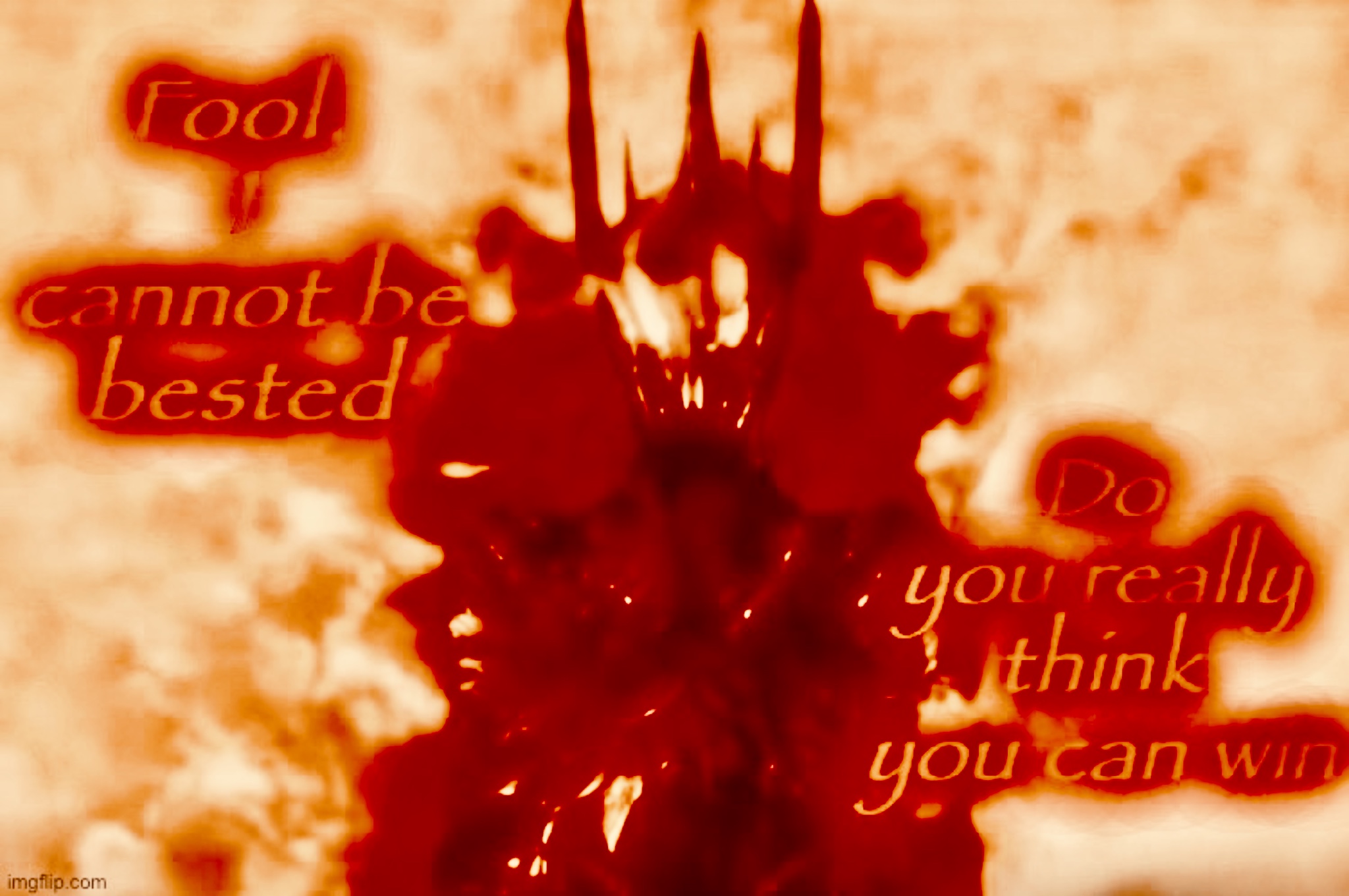 I cannot be bested Blank Meme Template