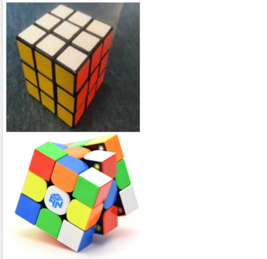 Speed cube comparison Blank Meme Template