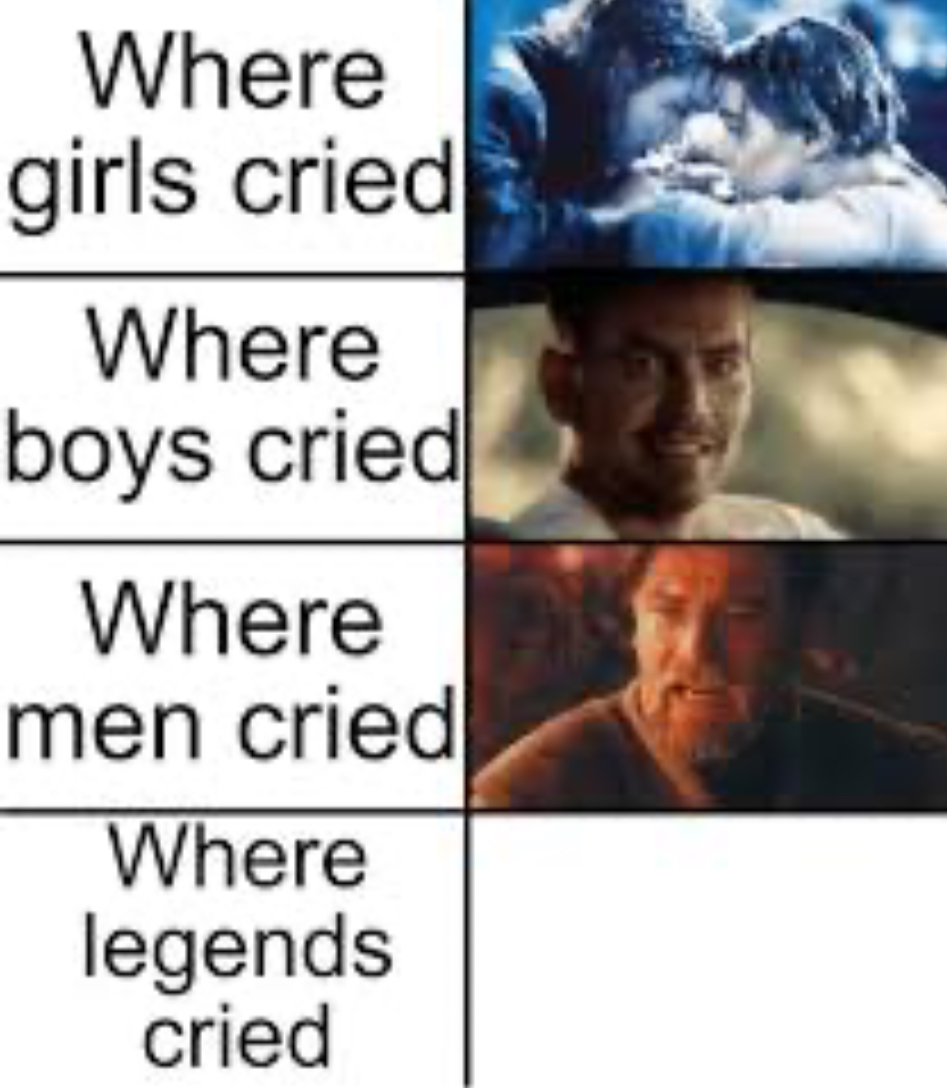 Where Legends Cried Blank Meme Template
