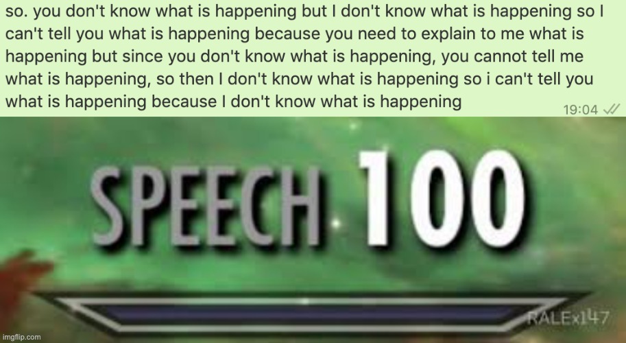 image tagged in skyrim speech 100 | made w/ Imgflip meme maker