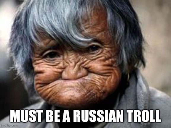Bitter bitch | MUST BE A RUSSIAN TROLL | image tagged in bitter bitch | made w/ Imgflip meme maker